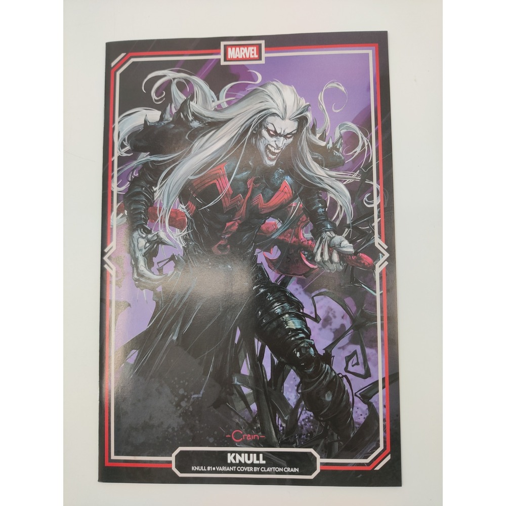 Marvel King in Black Knull 1 Clayton‎ Crain Variant Cover Comic Book 2021